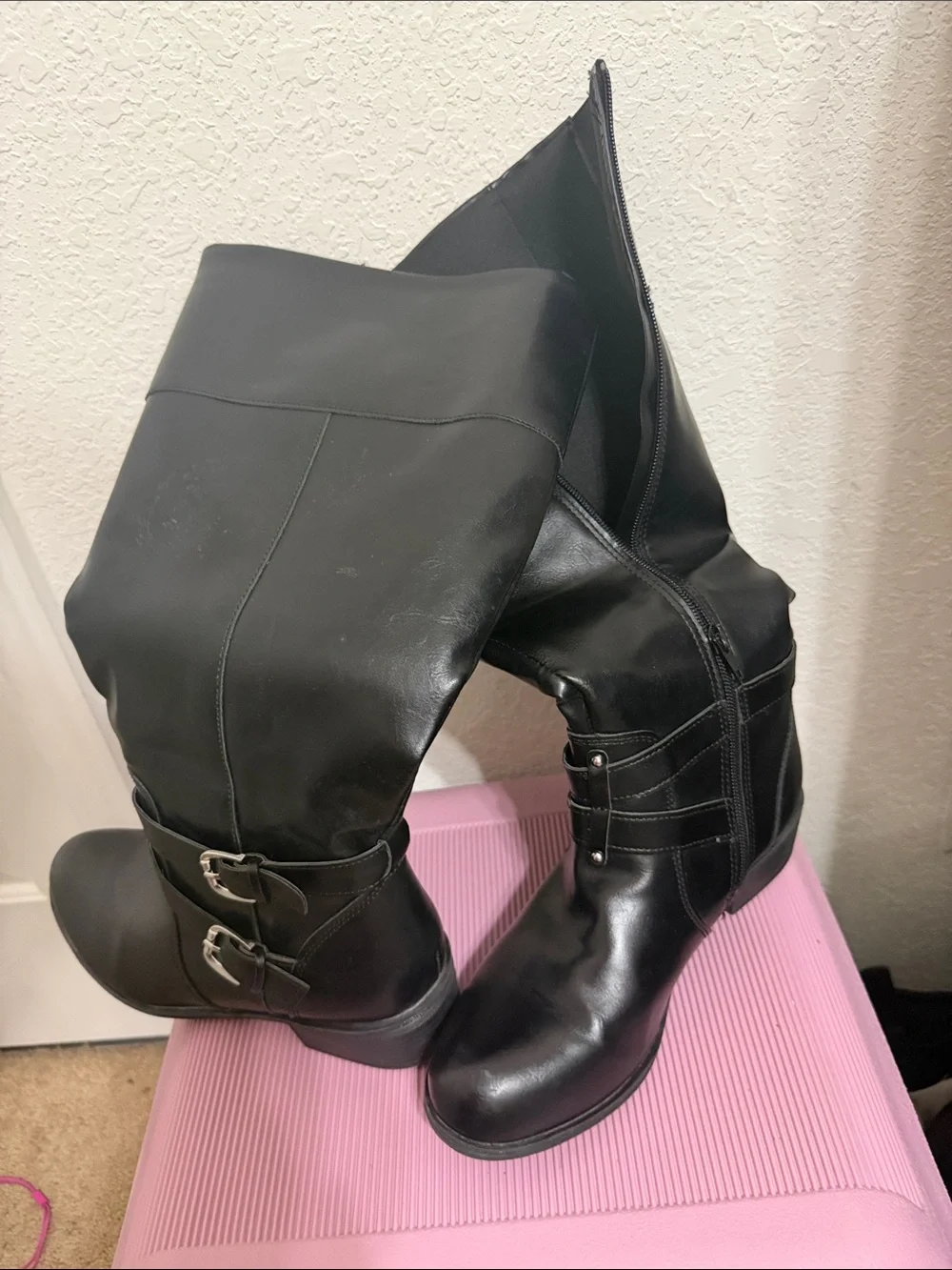 Black Tall Women's Riding Boots